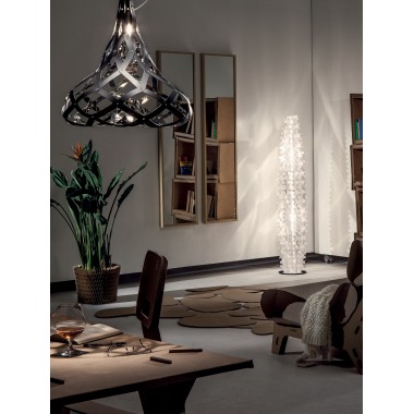 Salon avec lampe Cactus par Slamp