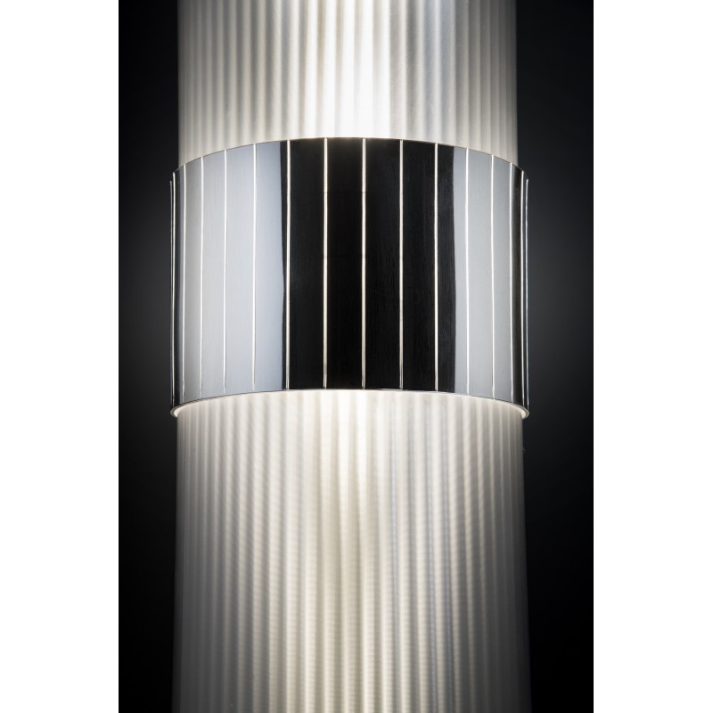 Zoom matière sur lampadaire contemporain La Lollo par Slamp