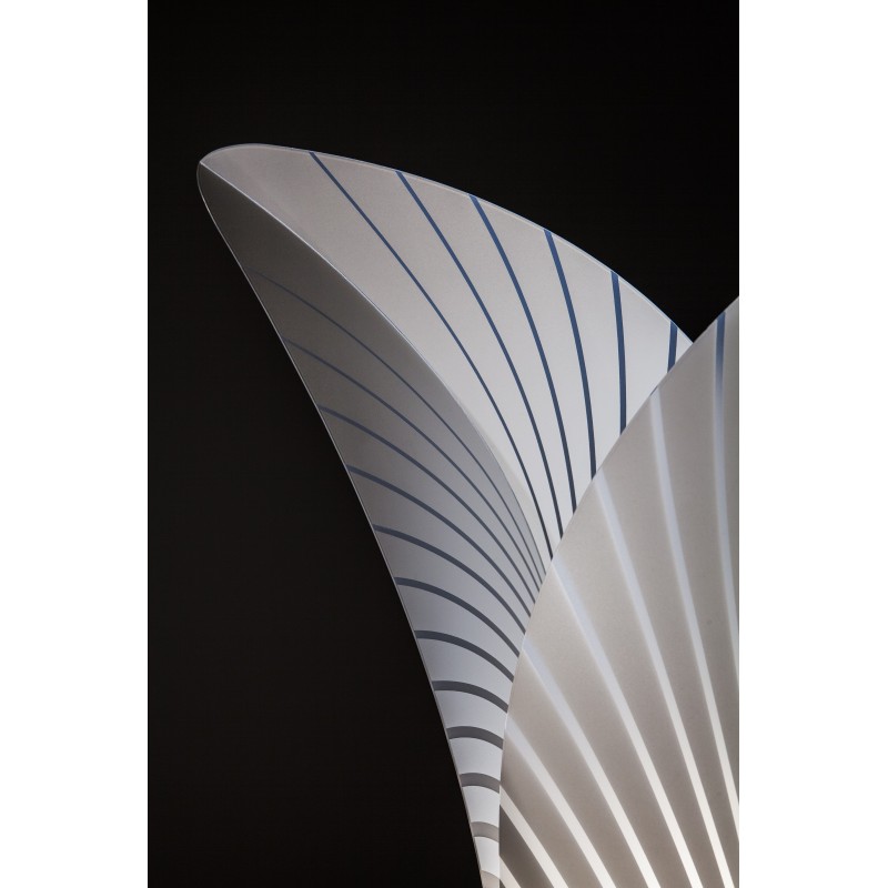 Zoom matière sur lampadaire Las Palmas