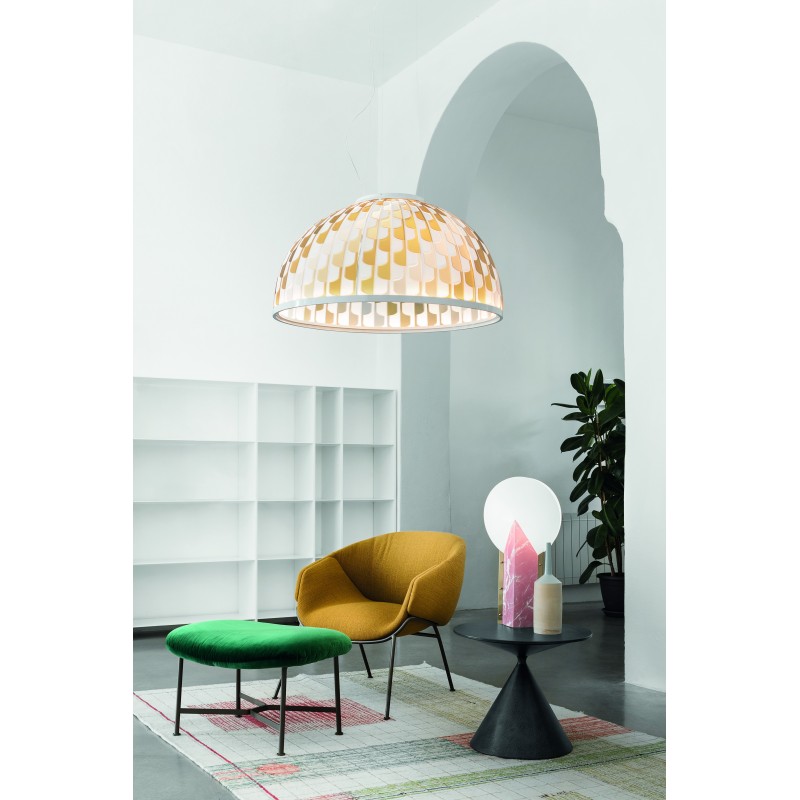 lampe Moon 25th Anniversary aspect marbre lampe à poser moderne par Slamp