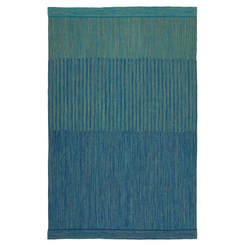 tapis outdoor Insert par Toulemonde Bochart en exclusivté à l'Entrepôt Contemporain, coloris aqua
