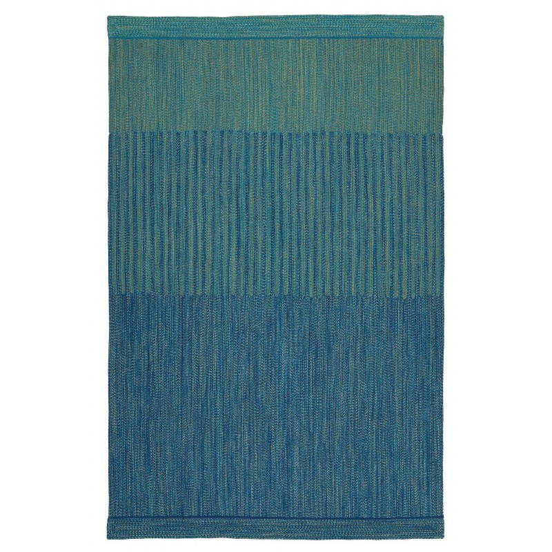 tapis outdoor Insert par Toulemonde Bochart en exclusivté à l'Entrepôt Contemporain, coloris aqua