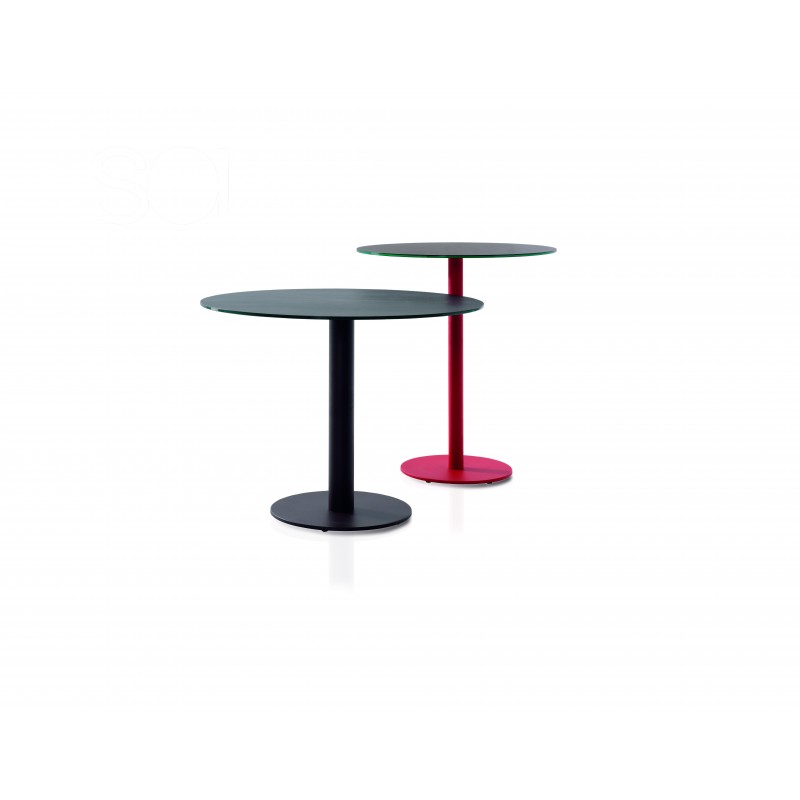 Table Sol ronde plateau céramique en exclusivité à l'Entrepôt Contemporain