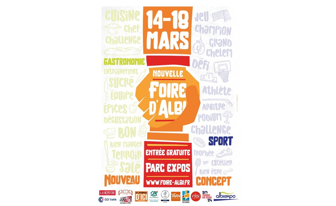 EC sera présent à la foire d'Albi du 14 au 18 mars 2024